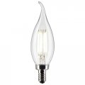 Satco 6pk 5 5w Ca10 Led 2700k Candelabra Base Dimmable 60w Equiv