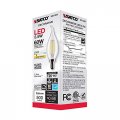 Satco 6pk 5 5w Ca10 Led 2700k Candelabra Base Dimmable 60w Equiv