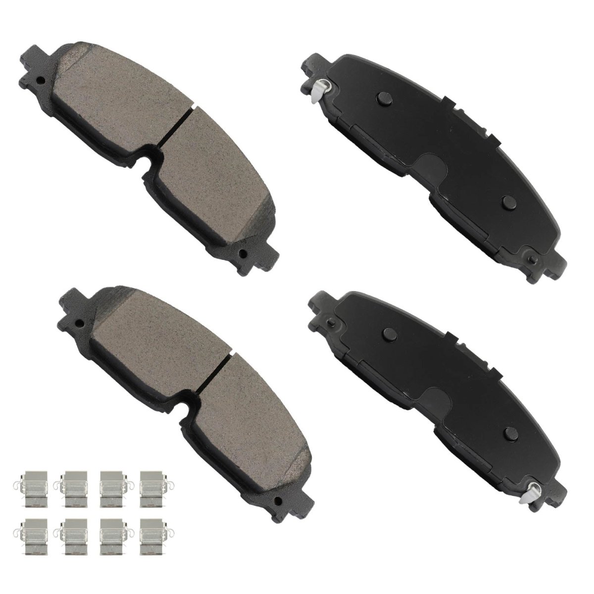 Front D2371 Ceramic Disc Brake Pad Set With Hardware For Acura Zdx Buick Enclave Cadillac Xt5 Xt6 Lyriq Chevrolet Blazer