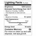 Satco S8209 Transitional Light Bulb In White Finish 4 63 Inches Color