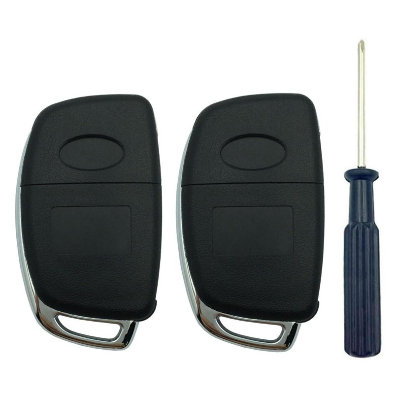Key Fob Shell Case For 2013 2014 2015 2016 2017 Hyundai Santa Fe Sonata Tucson 4 Button Keyless Entry Remote Control Cover 2