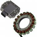 Caltric Stator Charging Coil With Regulator Rectifier Compatible Kawasaki Mule 3000 Kaf620 2007
