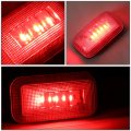4pc Trailer Dually Bed Fender Led Side Marker Light Compatible With Chevy Silverado Gmc Sierra 2500hd 3500hd 15-19 Clear
