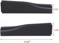 Kuafu Tailgate Molding Trim Caps End With Flex Step Flexible Compatible 2008-2016 Ford Super Duty F250 F350 F450 F550