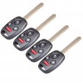 Ocpty 4 X Remote Head Key For Honda Civic 2006-2013 N5f-s00a 35111-sva-305 3248a-s0084a 313 8mhz 4 Buttons