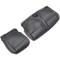 Secos Replacement Rear Bench Bottom Perforated Seat Cover Black Second Row Ford F-150 Lariat 2015-2017 For F250 F350 Xlt 