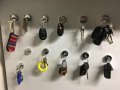 Cms Magnetics 6-pack 32mm Ceramic Hooks Black 5-pound Sheer And 13-pound Pull Force Rating Strong Magnet For Office