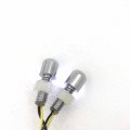 Httmt Mt250- Chromed Universal Led License Tag Plate Bolt Lights Stainless Steel For All Motorcycles Cruisers Dirt Bikes 