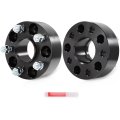 2 In Wheel Spacers 5x4 5 Bore 66 1mm For Nissan And Infiniti Forged Aluminum Adapters X1 25 Studs Black 2 Pieces