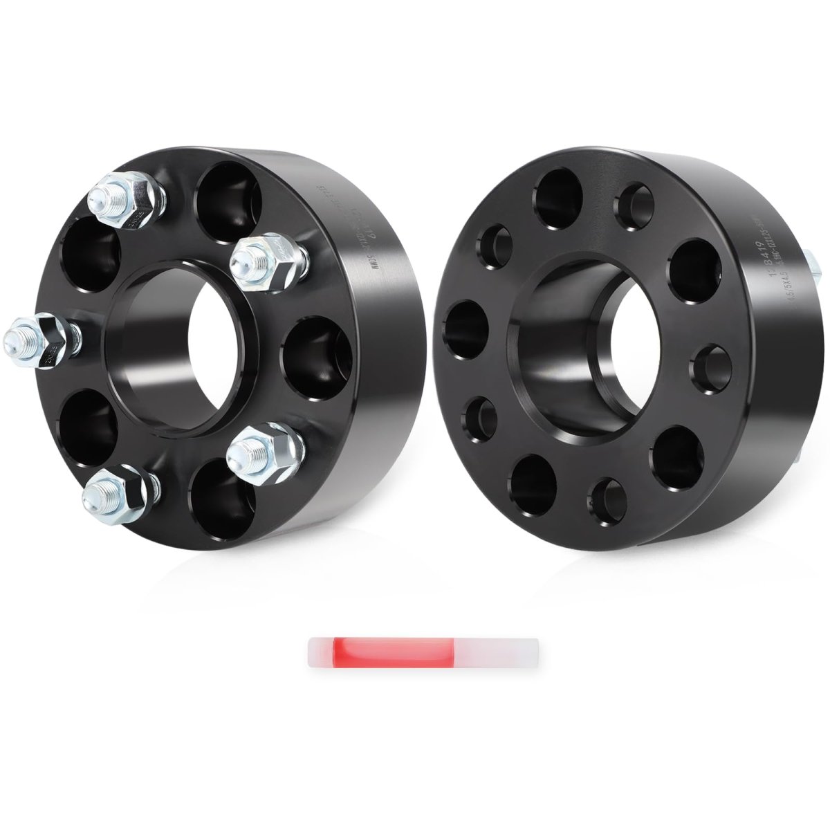 2 In Wheel Spacers 5x4 5 Bore 66 1mm For Nissan And Infiniti Forged Aluminum Adapters X1 25 Studs Black 2 Pieces
