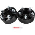 2 In Wheel Spacers 5x4 5 Bore 66 1mm For Nissan And Infiniti Forged Aluminum Adapters X1 25 Studs Black 2 Pieces