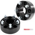 2 In Wheel Spacers 5x4 5 Bore 66 1mm For Nissan And Infiniti Forged Aluminum Adapters X1 25 Studs Black 2 Pieces