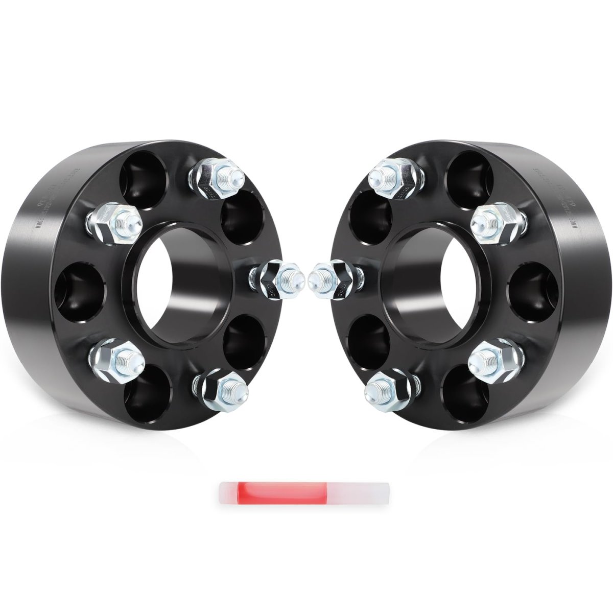 2 In Wheel Spacers 5x4 5 Bore 66 1mm For Nissan And Infiniti Forged Aluminum Adapters X1 25 Studs Black 2 Pieces