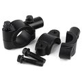 Universal Motorcycle Bike Handlebar Mirror Mount 10mm 7 8 Aluminum Clamp 