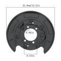 Legacy Outback Rear Brake Backing Plate Dust Shield Replacement For 2010-2014 26704aj010