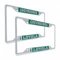 Loyola Maryland University Metal License Plate Frame For Front Or Back Of Car Officially Licensed Mascot 2-pack 