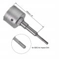 Uxcell Wall Hole Drill Bit 80mm Concrete Cement Stone Saw Cutter 150mming Depth Round Shank With Connecting Rod For Sds X4