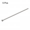 Uxcell Straight Ejector Pins 4mm 5 32 Dia 65mn Steel Round Tip Punch 150mm 6 Long For Mechanical Maintenance 5pcs