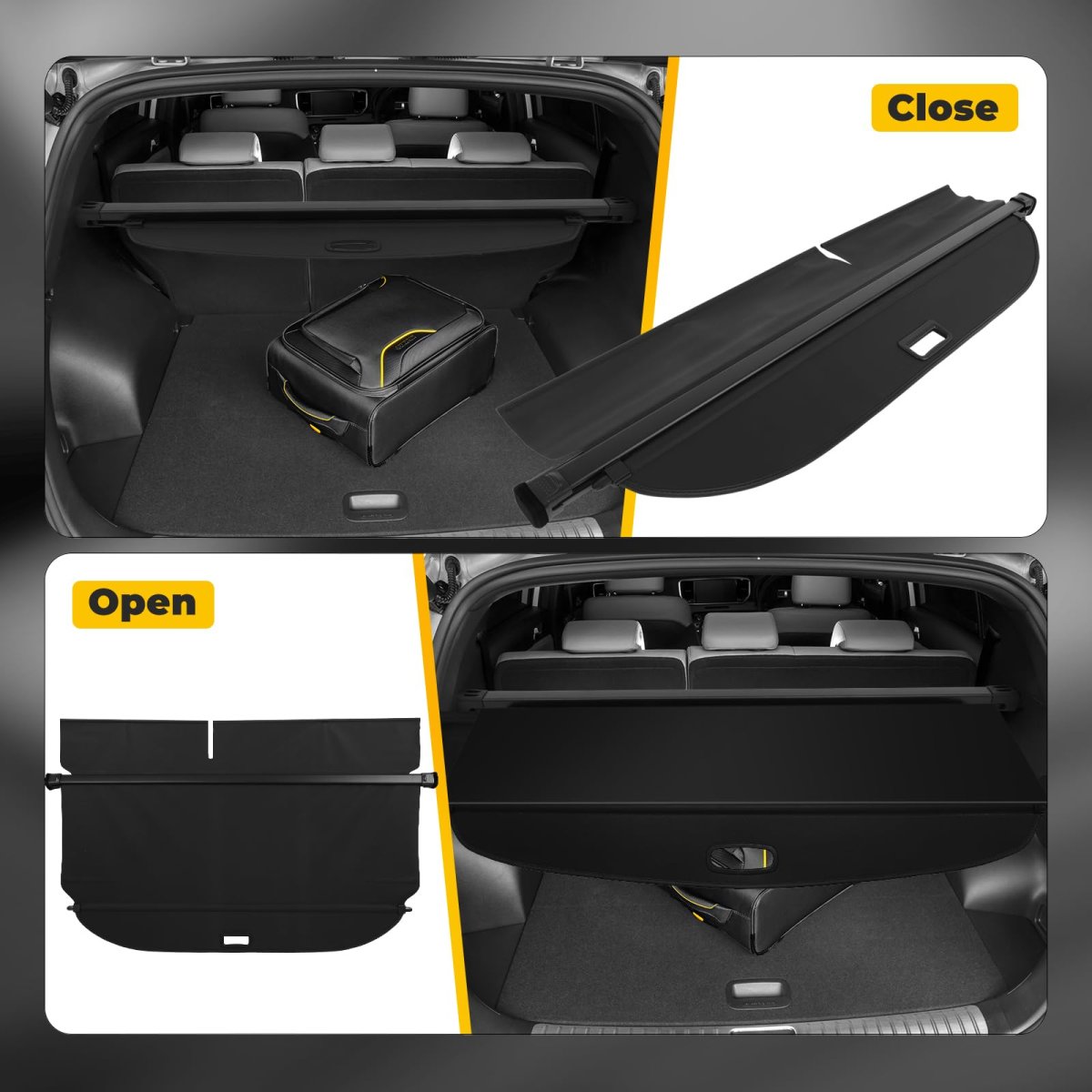 Retractable Cargo Cover For 2009 2015 Toyota Venza 2 7l And 3 5l Anti Peeping Privacy Security Shade Trunk Suv Accessories