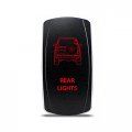 Ch4x4 Rocker Switch For Toyota Land Cruiser 80 Series Rear Lights Symbol Red Led