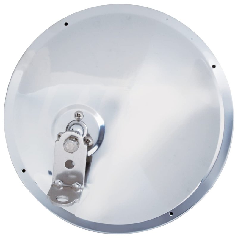 Roadpro Rp-19sos 8 5 Stainless Steel Adjustable Convex Mirror Offset Stud