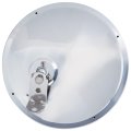 Roadpro Rp-19sos 8 5 Stainless Steel Adjustable Convex Mirror Offset Stud
