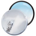 Roadpro Rp-19sos 8 5 Stainless Steel Adjustable Convex Mirror Offset Stud