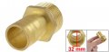 Uxcell Brass 25mm Hose Barb To 1 Pt Male Thread Pneumatic Coupler Connector