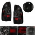 Gxywady Car Tail Lights Replacement For 2005-2015 Toyota Tacoma 8156004150 8156004160 Black Smoke Lens Rear Brake Lamps Stop