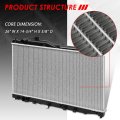 Dpi 2344 Factory Style 1-row Cooling Radiator Compatible With Honda S2000 00-09 Aluminum Core