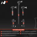 A-premium 5pcs Suspension Kit Inner Outer Tie Rod End Adjusting Sleeve Compatible With Ford F-150 F150 F-250 F250 1980-1996