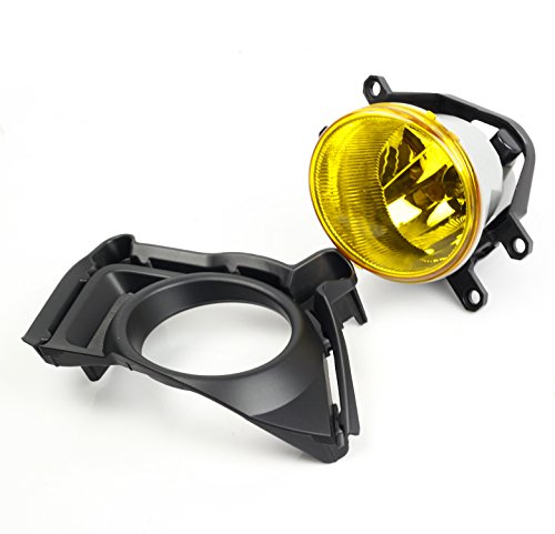 Bumper Driving Fog Lights Lamps Yellow For 2014-2016 Toyota Highlander