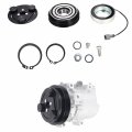 A C Compressor Clutch Assembly Kit Plate Pulley Bearing Coil 73111fe040 Replacement For Subaru Impreza 2002-2007 Wrx 2004-2007 