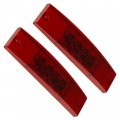 Caltric 2x Rear Spot Tail Light Brake Lamp Compatible With Polaris Ranger 800 Efi Midsize 2013-2014