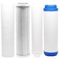 Filter Kit For Krystal Pure Kr15 Ro System Includes Carbon Blocks Polypropylene Sediment Filter 