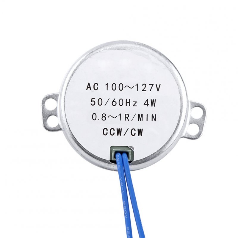 Electric Synchron Motor Ac Fireplace Replacement Ty 50b 100 127v 50 60hz Ccw Cw Synchronous Geared For Fan 15 18rpm 10-12rpm