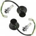 Caltric Headlight Socket And Led Bulb Compatible With Yamaha Rhino 660 Yxr660f 4x4 2006