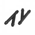 X Autohaux 60pcs I Shaped T Y Plastic 2 Way 3 Windshield Washer Hose Connector Tube Pipe Fitting Splitter Adapter For Car