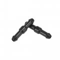 X Autohaux 60pcs I Shaped T Y Plastic 2 Way 3 Windshield Washer Hose Connector Tube Pipe Fitting Splitter Adapter For Car
