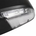 Ocpty Black Driver Side View Mirror Textured With Power Adjustment Manual Folding Heated Turn Signal Compatible For 2011-2013