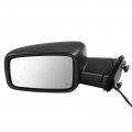 Black Driver Side View Mirror Textured With Power Adjustment Manual Folding Heated Turn Signal Compatible For 2011-2013 Ram
