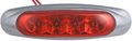 Sealed Led Marker Clearance Light Red Diodes Lens 