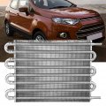 Transmission Oil Cooler 8 Row Kit Aluminum Alloy Car Remote Auto-manual Radiator Converter Universal 