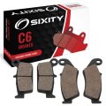 Sixity C6 Front Rear Ceramic Brake Pads For Suzuki Rm250 Rmx250 X Y 1999-2000 Complete Set 