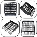 Gxywady Plastic Gas Tank Side Wrap Covers W Grill Kit Replacement For Yamaha Banshee 1987-2006 Black