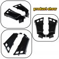 Gxywady Plastic Gas Tank Side Wrap Covers W Grill Kit Replacement For Yamaha Banshee 1987-2006 Black