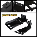 Gxywady Plastic Gas Tank Side Wrap Covers W Grill Kit Replacement For Yamaha Banshee 1987-2006 Black