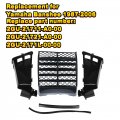 Gxywady Plastic Gas Tank Side Wrap Covers W Grill Kit Replacement For Yamaha Banshee 1987-2006 Black