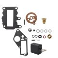 Carburetor Repair Kit With Float Replacement For 382048 Outboard 9 5hp