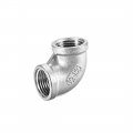 Uxcell Stainless Steel 304 Cast Pipe Fitting 90 Degree Elbow 1 2 Bspt Female X Thread